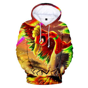 Hot Cartoon Pokemon Go Color Jumper Casual Sports Hoodies for Kids Youth Adult