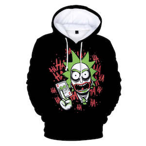 Hot Cartoon Rick and Morty 3D Print Cosplay Hoodie Pullover Sweatshirts Unisex T…