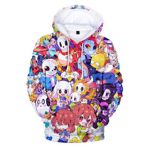 Hot Game Undertale 3D Print Cosplay Hoodie Pullover Sweatshirts Unisex Tracksuit Jumper