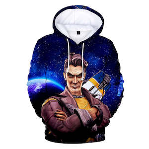 Hot Shooter Game Borderlands Cosplay Hoodie Pullover Sweatshirts Unisex Tracksuit Jumper