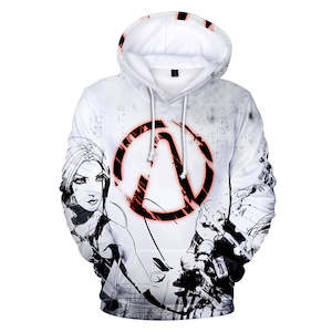 Hot Shooter Game Borderlands Cosplay Hoodie Pullover Sweatshirts Unisex Tracksuit Jumper