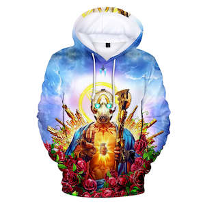 Hot Shooter Game Borderlands Cosplay Hoodie Pullover Sweatshirts Unisex Tracksuit Jumper