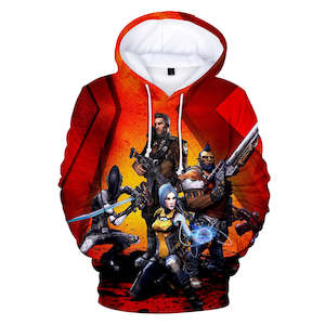 Hot Shooter Game Borderlands Cosplay Hoodie Pullover Sweatshirts Unisex Tracksuit Jumper