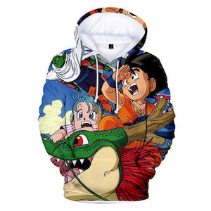 Hot Anime Cartoon Dragon Ball Cosplay Hoodie Sweatshirts Tracksuit Jumper Kids Adult