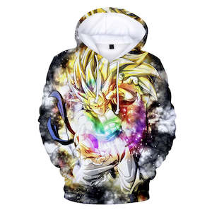 Hot Anime Cartoon Dragon Ball Cosplay Hoodie Sweatshirts Tracksuit Jumper Kids Adult