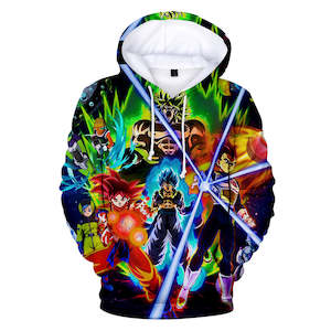 Hot Anime Cartoon Dragon Ball Cosplay Hoodie Sweatshirts Tracksuit Jumper Kids Adult