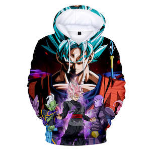 Hot Anime Cartoon Dragon Ball Cosplay Hoodie Sweatshirts Tracksuit Jumper Kids Adult