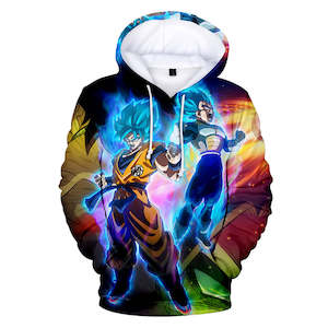 Hot Anime Cartoon Dragon Ball Cosplay Hoodie Sweatshirts Tracksuit Jumper Kids Adult