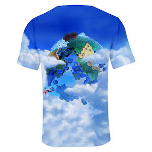 Hot Game Cartoon Sonic The Hedgehog 3D Printed Casual Sports T-Shirts Summer Top…