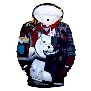 Hot Game Danganronpa Cartoon Cosplay Hoodie Pullover Sweatshirts Unisex Tracksuit Jumper