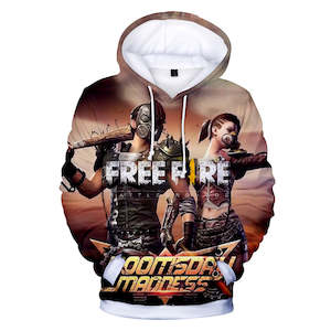 Hot Game Garena Free Fire Cosplay Hoodie Pullover Sweatshirts Unisex Tracksuit Jumper