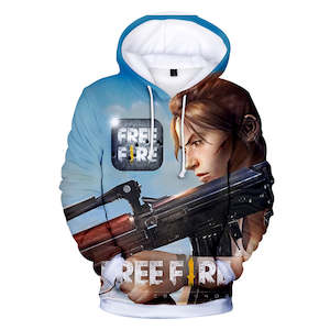 Hot Game Garena Free Fire Cosplay Hoodie Pullover Sweatshirts Unisex Tracksuit Jumper