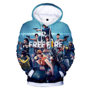 Hot Game Garena Free Fire Cosplay Hoodie Pullover Sweatshirts Unisex Tracksuit Jumper