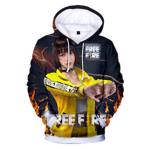 Hot Game Garena Free Fire Cosplay Hoodie Pullover Sweatshirts Unisex Tracksuit Jumper