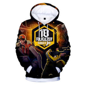 Hot Game Garena Free Fire Cosplay Hoodie Pullover Sweatshirts Unisex Tracksuit Jumper