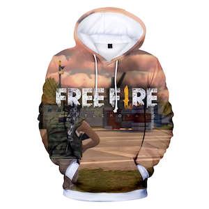 Hot Game Garena Free Fire Cosplay Hoodie Pullover Sweatshirts Unisex Tracksuit Jumper