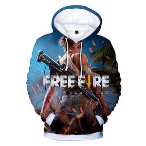 Hot Game Garena Free Fire Cosplay Hoodie Pullover Sweatshirts Unisex Tracksuit Jumper