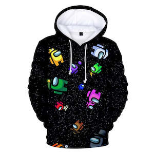 Among Us Game Hoodie 3D Print Long Sleeve Hoody Jumper Unisex for Kids and Adults