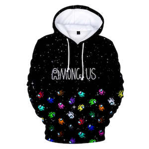 Among Us Game Hoodie 3D Print Long Sleeve Hoody Jumper Unisex for Kids and Adults