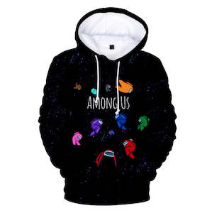 Among Us Game Hoodie 3D Print Long Sleeve Hoody Jumper Unisex for Kids and Adults