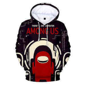 Among Us Game Hoodie 3D Print Long Sleeve Hoody Jumper Unisex for Kids and Adults