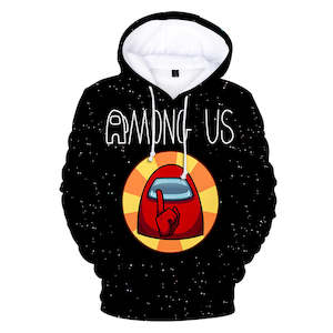 Among Us Game Hoodie 3D Print Long Sleeve Hoody Jumper Unisex for Kids and Adults