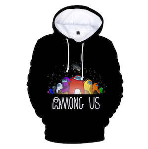 Among Us Game Hoodie 3D Print Long Sleeve Hoody Jumper Unisex for Kids and Adults