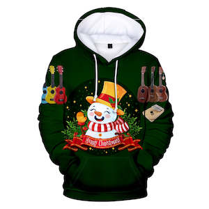 Christmas Snowman Casual Hoodies Sports Xmas 3D Graphic Streetwear Tracksuit Jum…