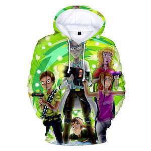 Hot Cartoon Rick and Morty 3D Print Cosplay Hoodie Pullover Sweatshirts Unisex T…