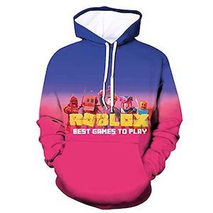 Roblox Hoodie 3D All Print Pullover Sweatshirt Unisex