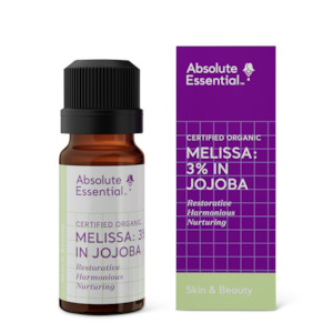 Health supplement: Melissa: 3% in Jojoba