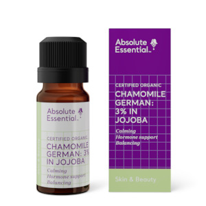 Health supplement: Chamomile German: 3% in Jojoba