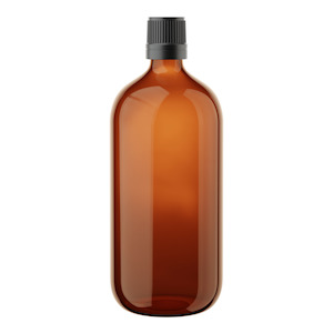 Health supplement: Glass Bottle