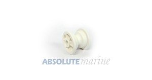 Marine accessory: Bow roller with chain groove