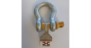 Titan High Tensile Galvanised Bow Shackle - 1/2"