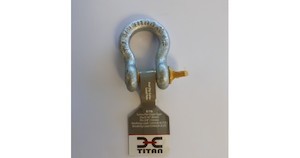 Titan High Tensile Galvanised Bow Shackle 5/16"