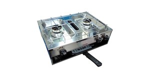 Spinflo Stainless Steel 2 Burner Cooker w/Grill