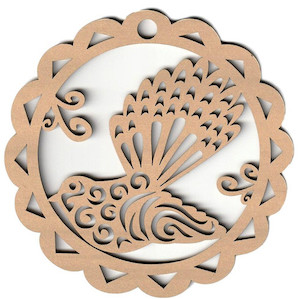 Fantail Decoration Abstract Design