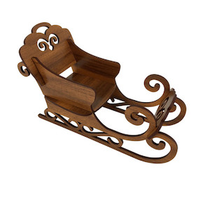 Sleigh Flatpack Abstract Design