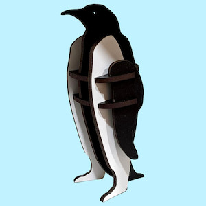 Emperor Penguin Abstract Design