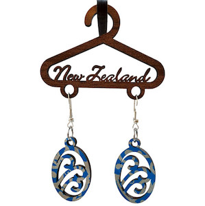 3 Koru Earrings Abstract Design