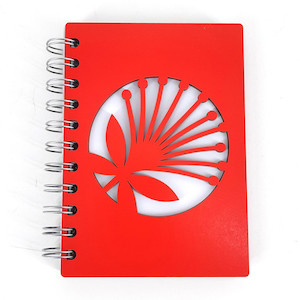 Pohutukawa Notebook Abstract Design