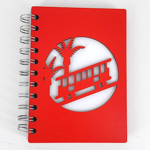 Cable Car Notebook Abstract Design