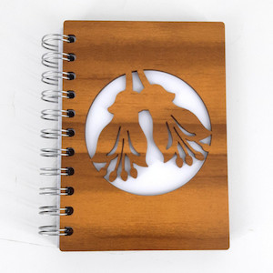 Kowhai Notebook Abstract Design