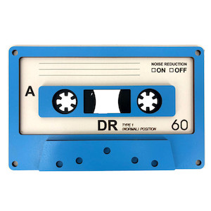 Cassette Wall Art Abstract Design