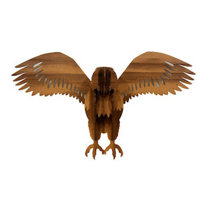 Eagle Trophy Head Abstract Design