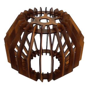 Octagon Lampshade Abstract Design