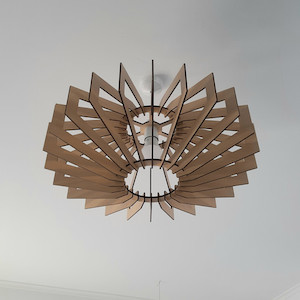 Flat Octagon Lampshade Abstract Design