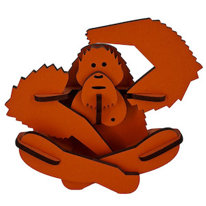 Orangutan Abstract Design