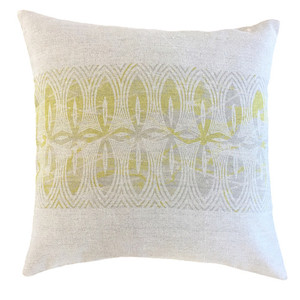 Pasifika Cushion Cover - Dew Retted Hemp Abstrax.on